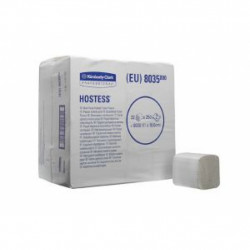 Сложенная туалетная бумага 2 слоя Kimberly-Clark 8035 HOSTESS Scottfold