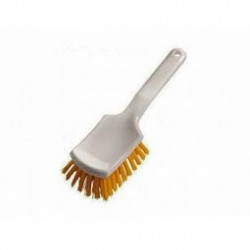 DI Churn Brush Med.Short Yellow /щетка для неровных поверхностей с короткой ручкой, средней жёсткости, желтая *под заказ